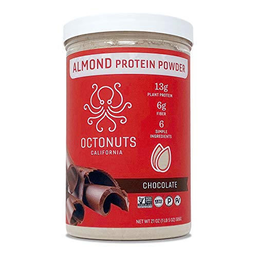 Octonuts Chocolatey Almond Protein Powder (Pack of 8 - 21 oz) - Cozy Farm