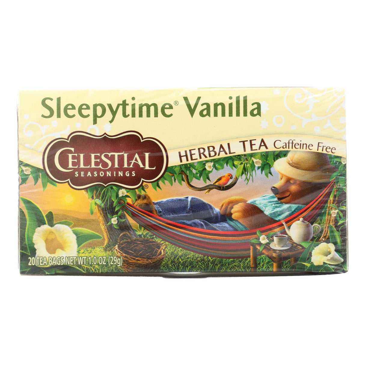 Celestial Seasonings Sleepytime Vanilla Herbal Tea, 6-Pack of 20-Count Boxes - Cozy Farm