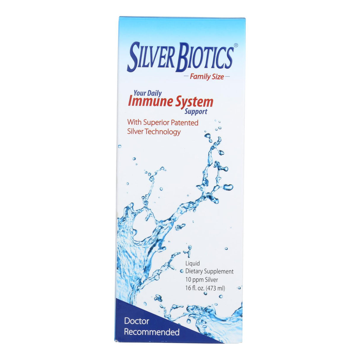 Silver Biotics Family Size Daily Immune Support, 16 Fl oz - Cozy Farm