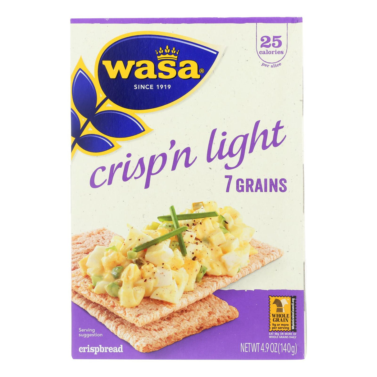 Wasa Crispbread Crisp 'n Light 7 Grain Crackerbread (10 Pack) - 4.9 Oz. Each - Cozy Farm