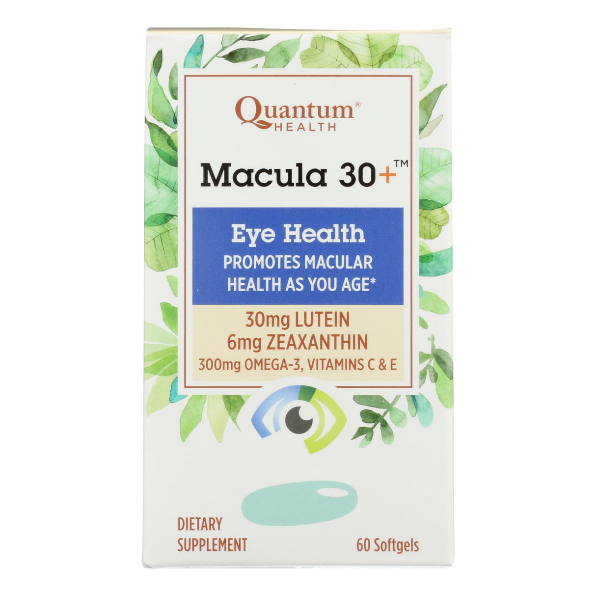 Quantum Research Macula 30 Eye Health 60 Softgels - Cozy Farm