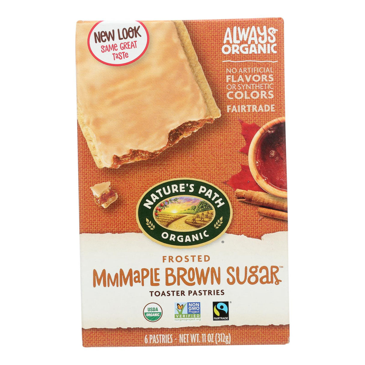 Nature's Path Organic Frosted Maple Brown Sugar Toaster Pastries (Pack of 12) - Cozy Farm