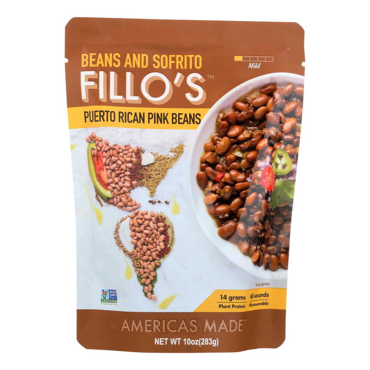 Fillo's Pink Puerto Rican Beans (Pack of 6 - 10 Oz. Each) - Cozy Farm