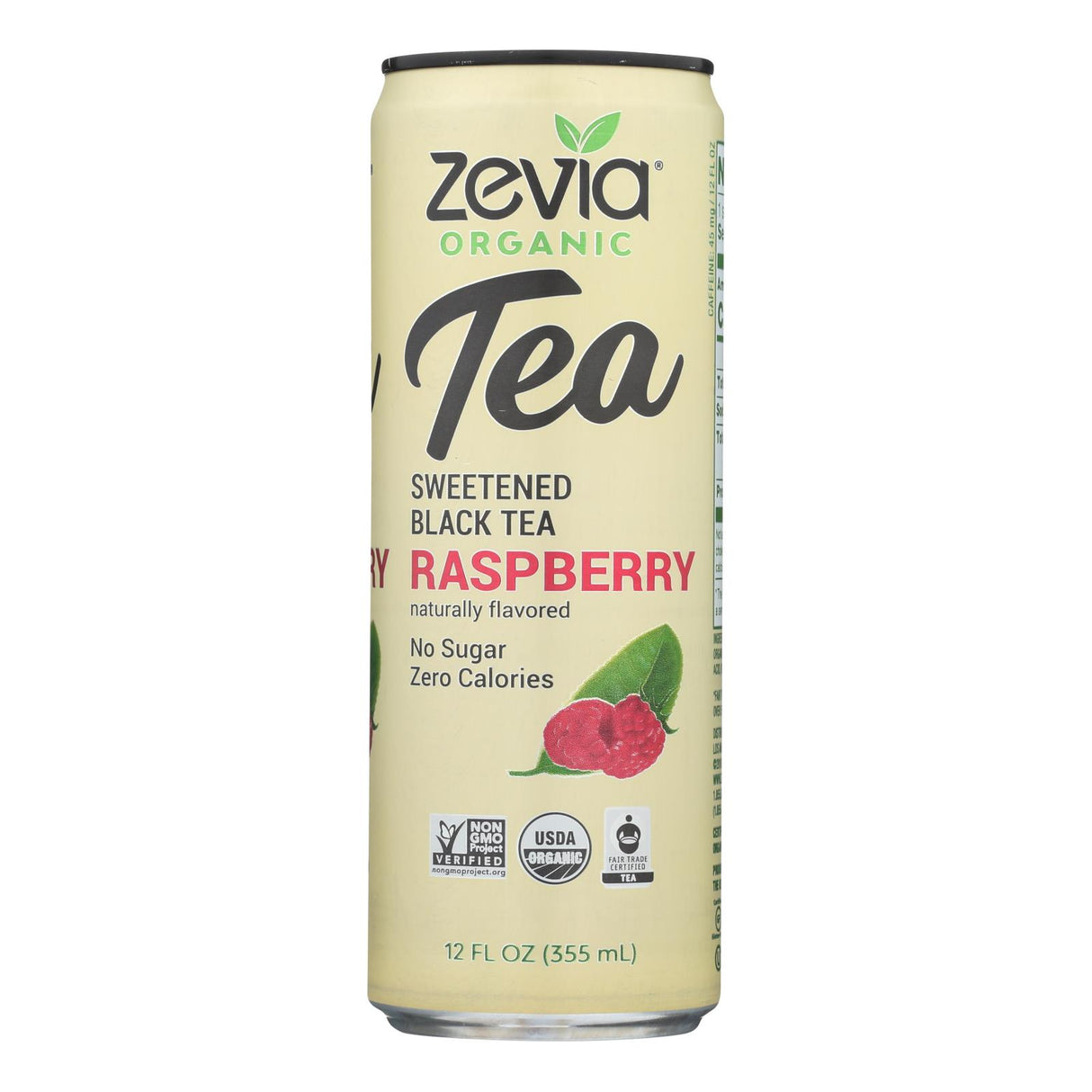 Zevia Black Raspberry Tea, 12 Fl. Oz., Pack of 12 - Cozy Farm