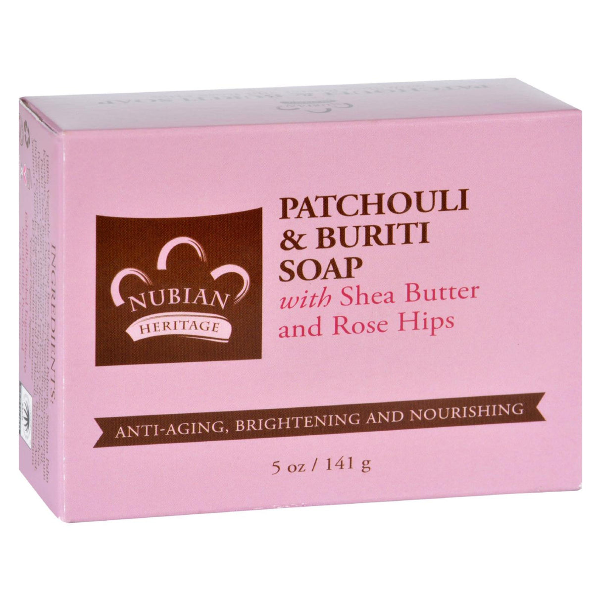 Nubian Heritage Patchouli and Buriti Renewing Body Bar, 5 Oz - Cozy Farm
