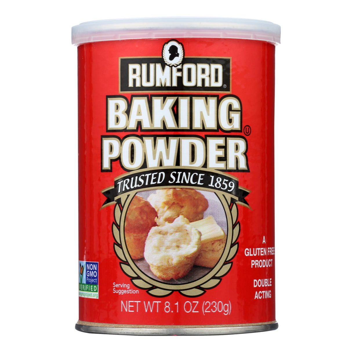 Rumford Premium Aluminum-Free Non-GMO Baking Powder, 8.1 Oz. (Pack of 12) - Cozy Farm