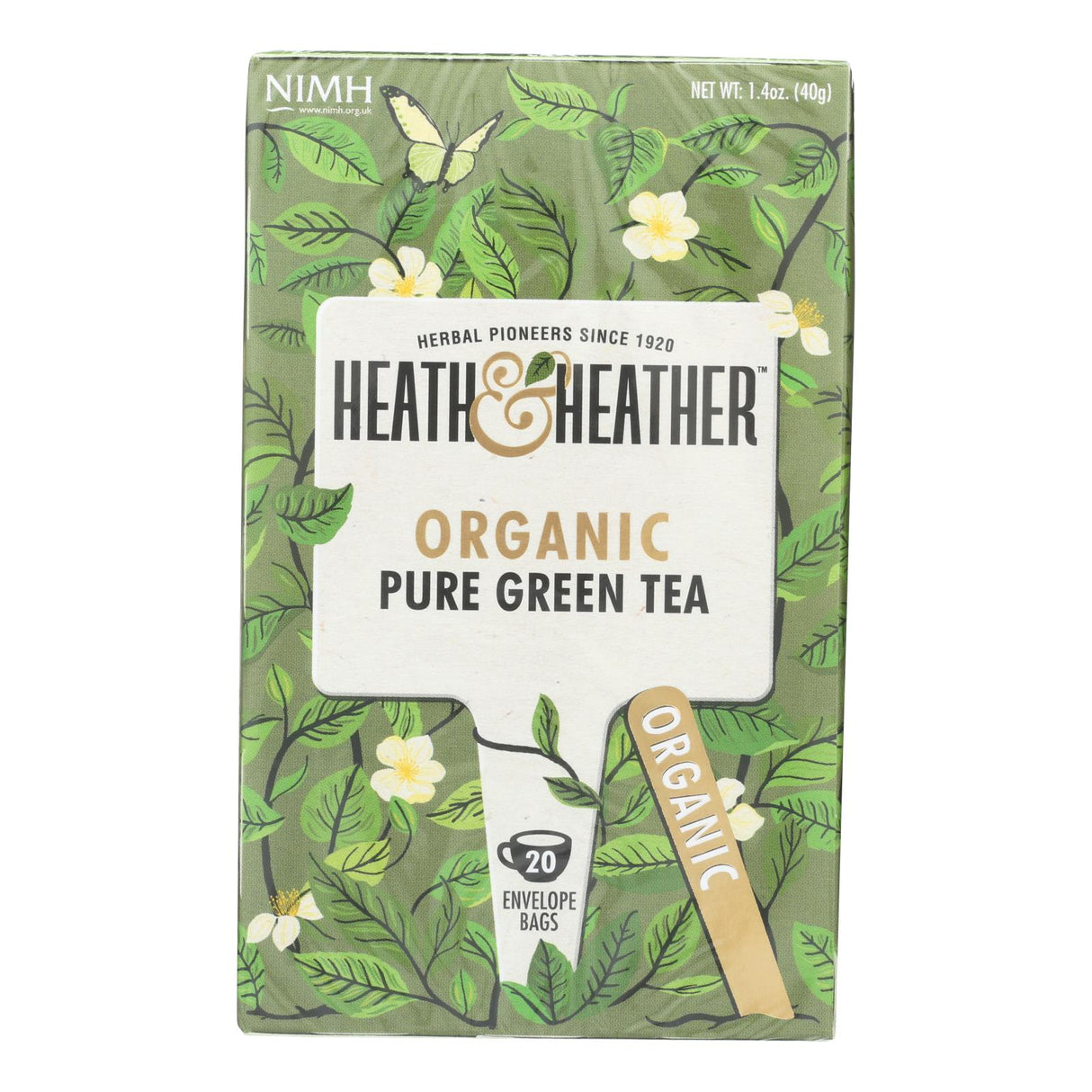 Heath & Heather Pure Green Tea (120 Ct.) - Cozy Farm