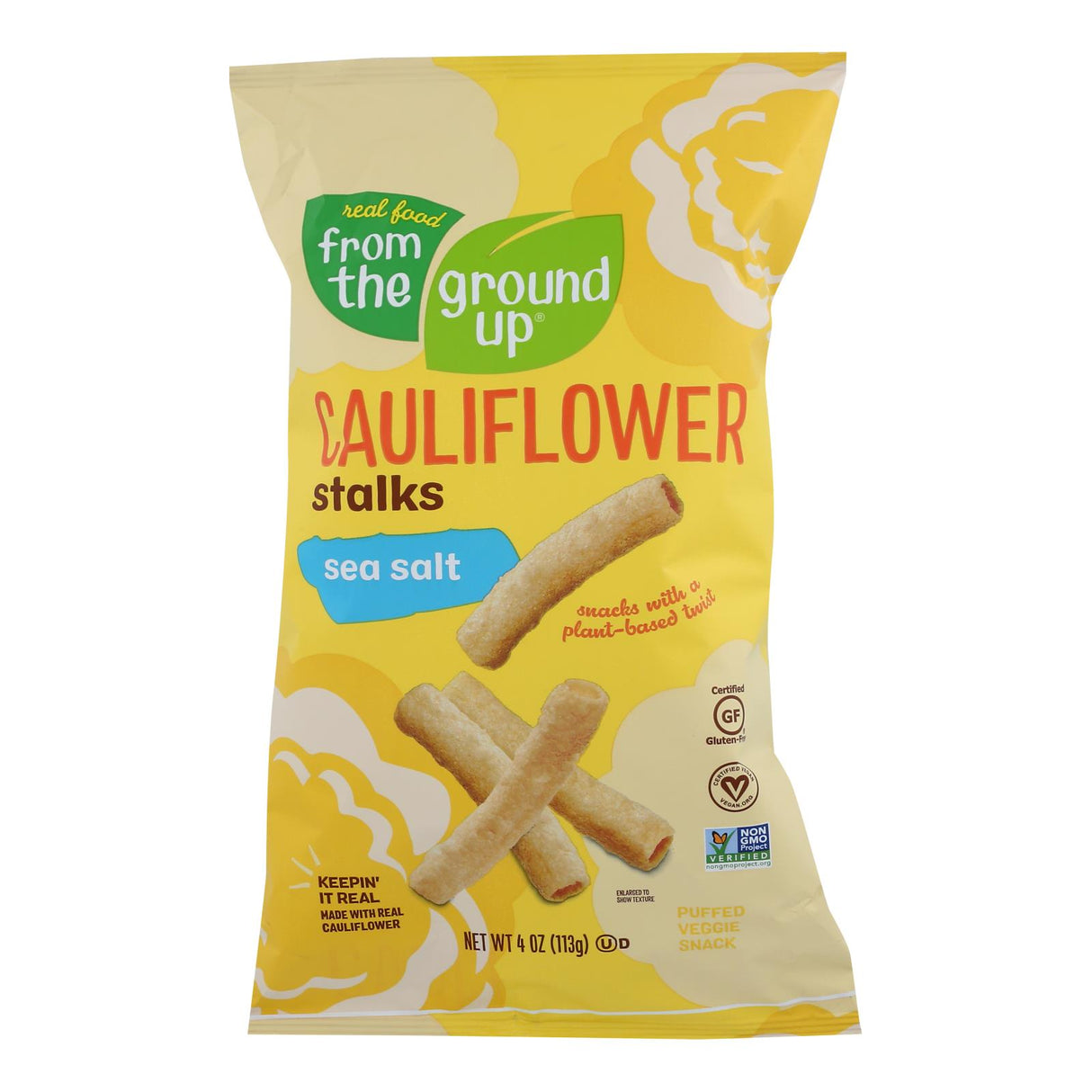 From the Ground Up Sea Salt Cauliflower Stalk (12 Pack - 4 Oz.) - Cozy Farm