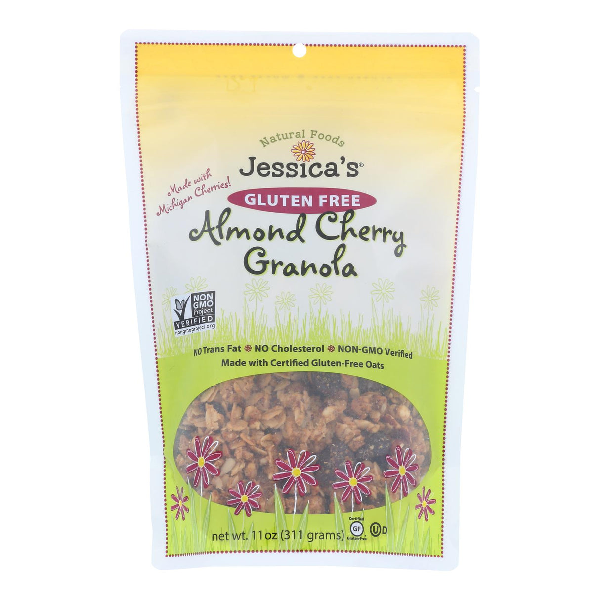 Jessica's Gluten-Free Almond Cherry Granola, 12 x 11 Oz. Packs - Cozy Farm