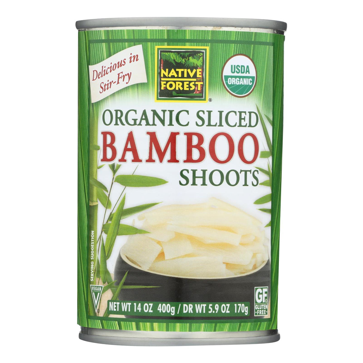 Native Forest Extra Tender Sliced Bamboo Shoots (Pack of 6 - 14 Oz.) - Cozy Farm