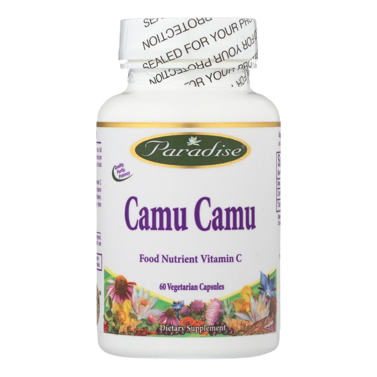 Paradise Herbs Camu Camu 60 Vegetable Capsules - Cozy Farm