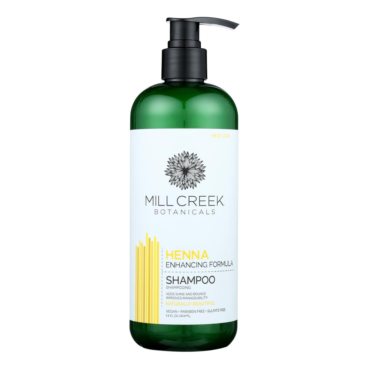 Mill Creek Botanicals Henna Shampoo for Nourished and Silky Hair (14 Fl. Oz.) - Cozy Farm
