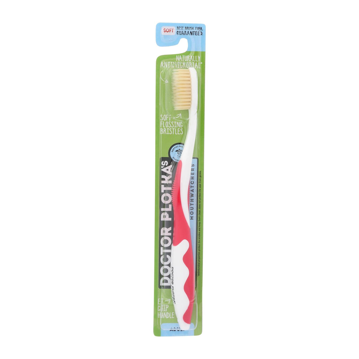Mouth Watchers Red A/B Adult Toothbrushes - Cozy Farm