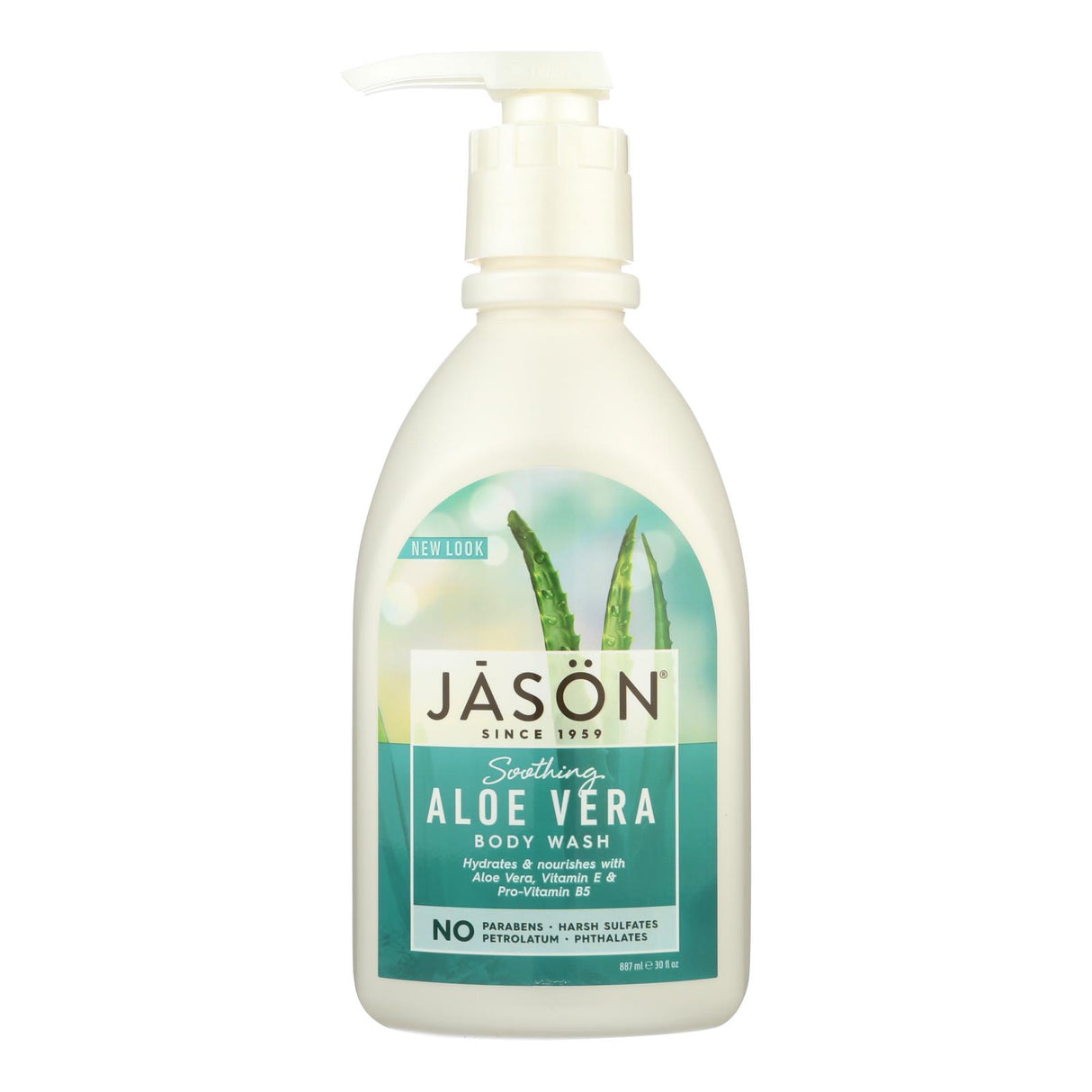 Jason Pure Natural Soothing Aloe Vera Body Wash, 30 Fl Oz - Cozy Farm