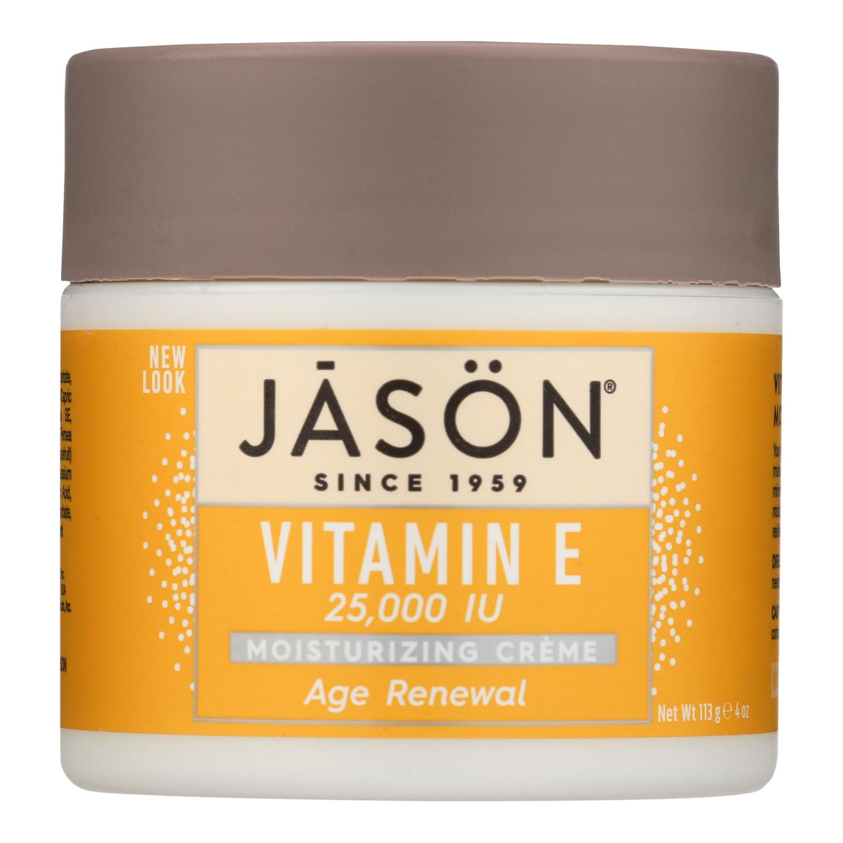 Jason Age Renewal Vitamin E Moisturizing Crème (4 Oz., 25000 IU) - Cozy Farm