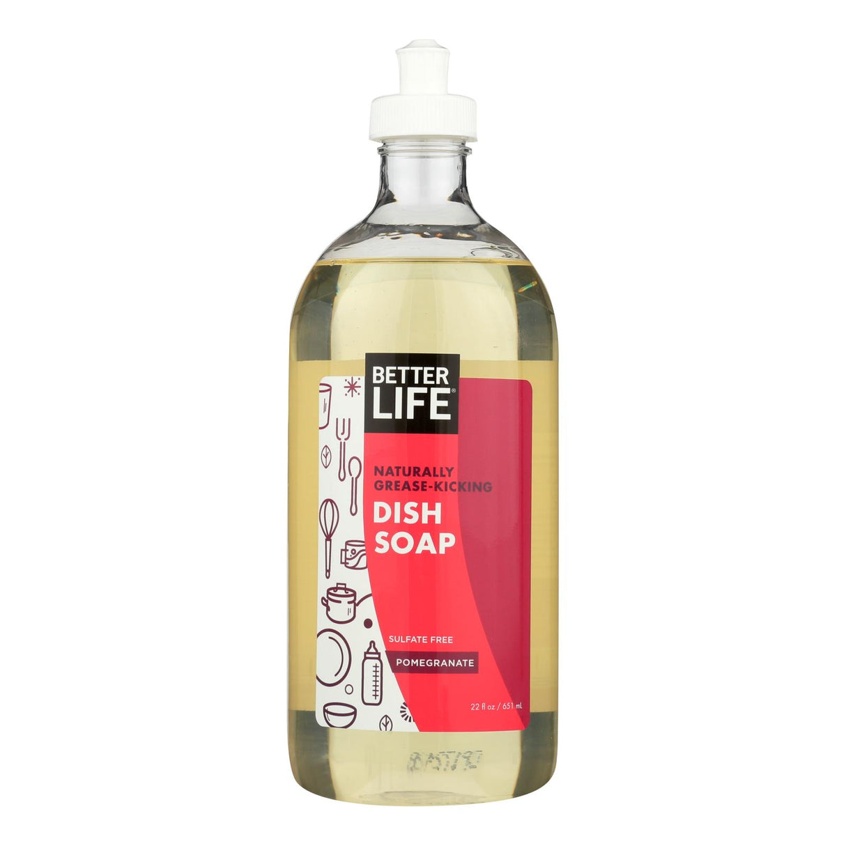 Better Life Pomegranate Dish Soap - 22 Fl Oz - Cozy Farm