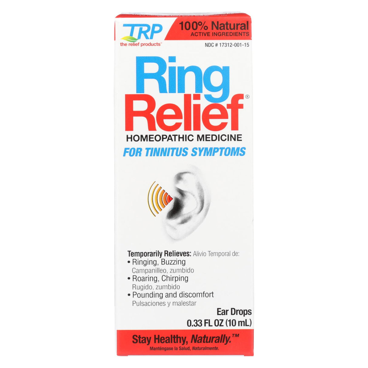 TRP Ring Relief Ear Drops - May Reduce Ringing (0.33 oz) - Cozy Farm