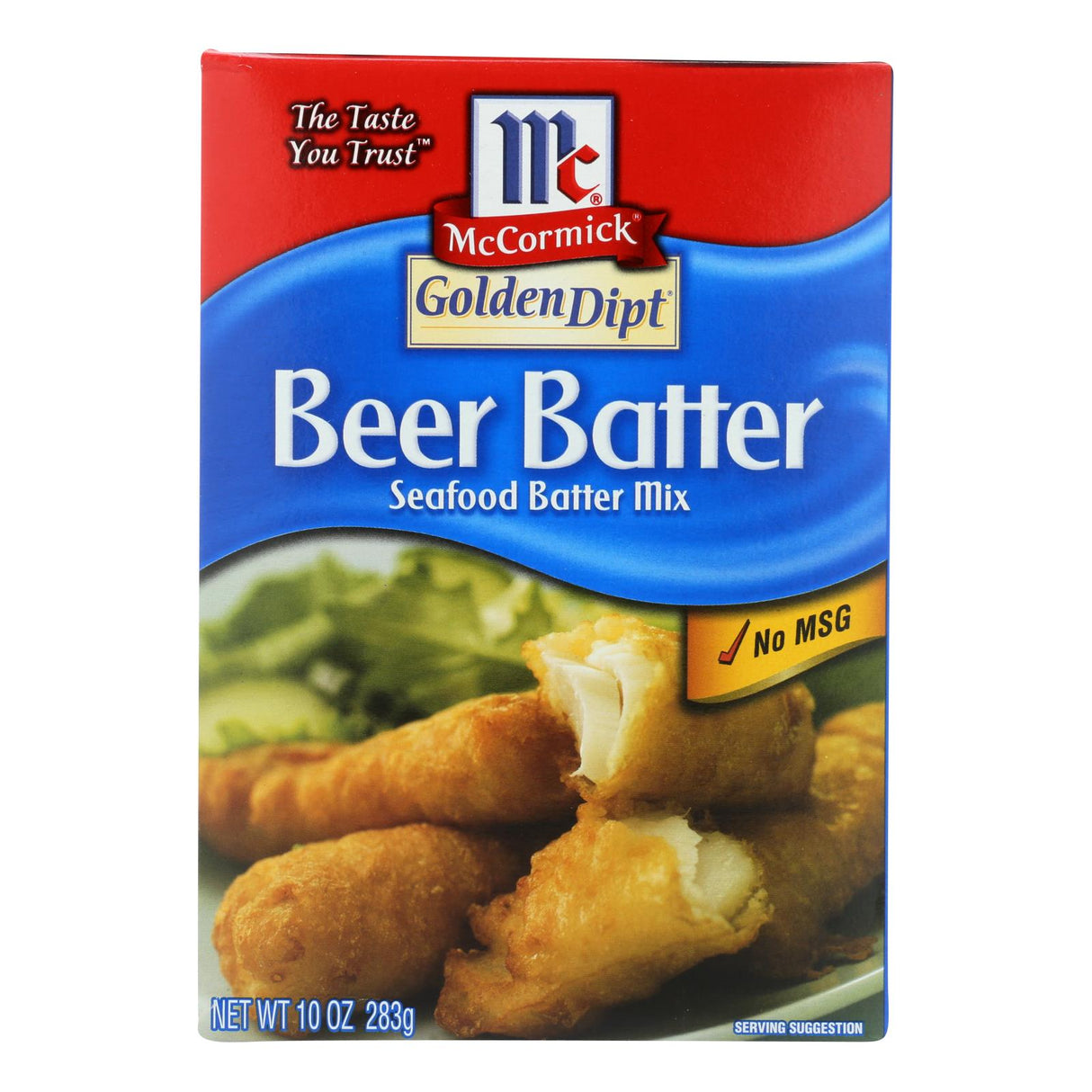 Golden Dipt Beer Batter Breadcrumb Blend, 10 Oz. Bags (Pack of 8) - Cozy Farm