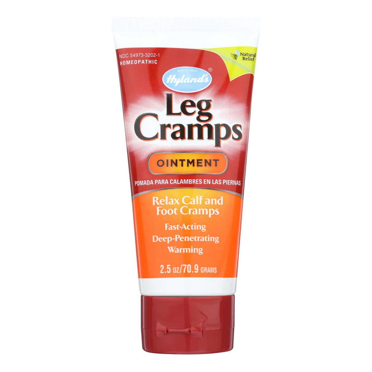 Hyland's Leg Cramp Relief Ointment for Overnight Relief (2.5 Oz.) - Cozy Farm
