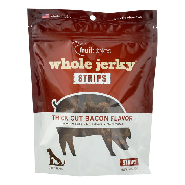 Fruitables Whole Jerky Bacon Dog Treats (8 Pack, 5 Oz.) - Cozy Farm 