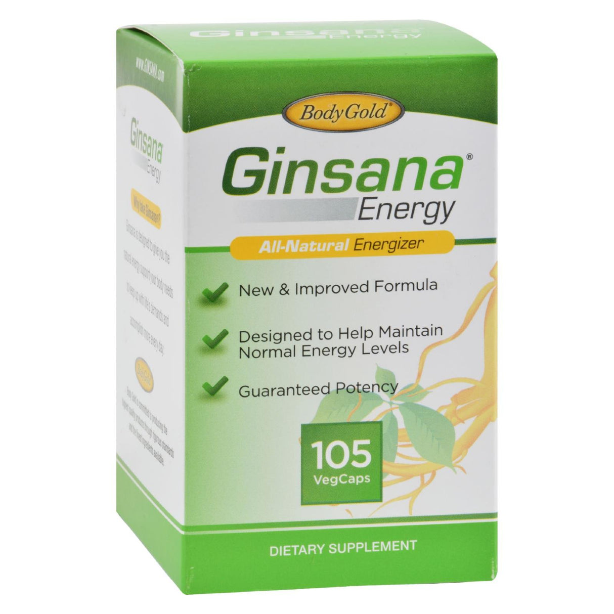 Pharmatron Alan James Ginsana Energy Softgels (Pack of 105) - Cozy Farm