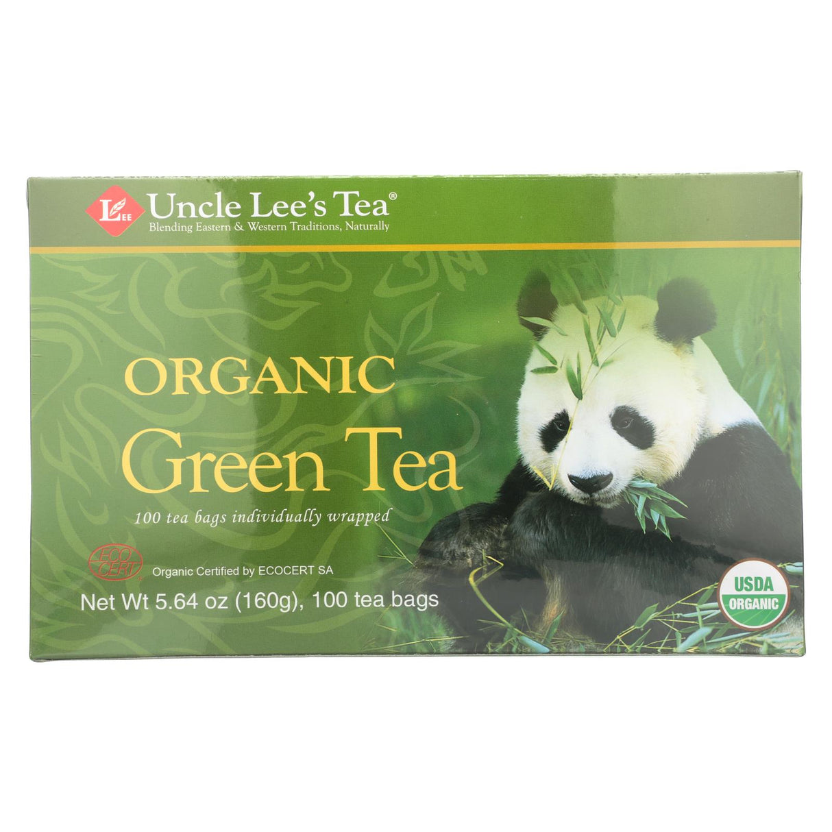 Unclee Lee's Organic Green Tea Extra Strength 100 Tea Bags - Cozy Farm