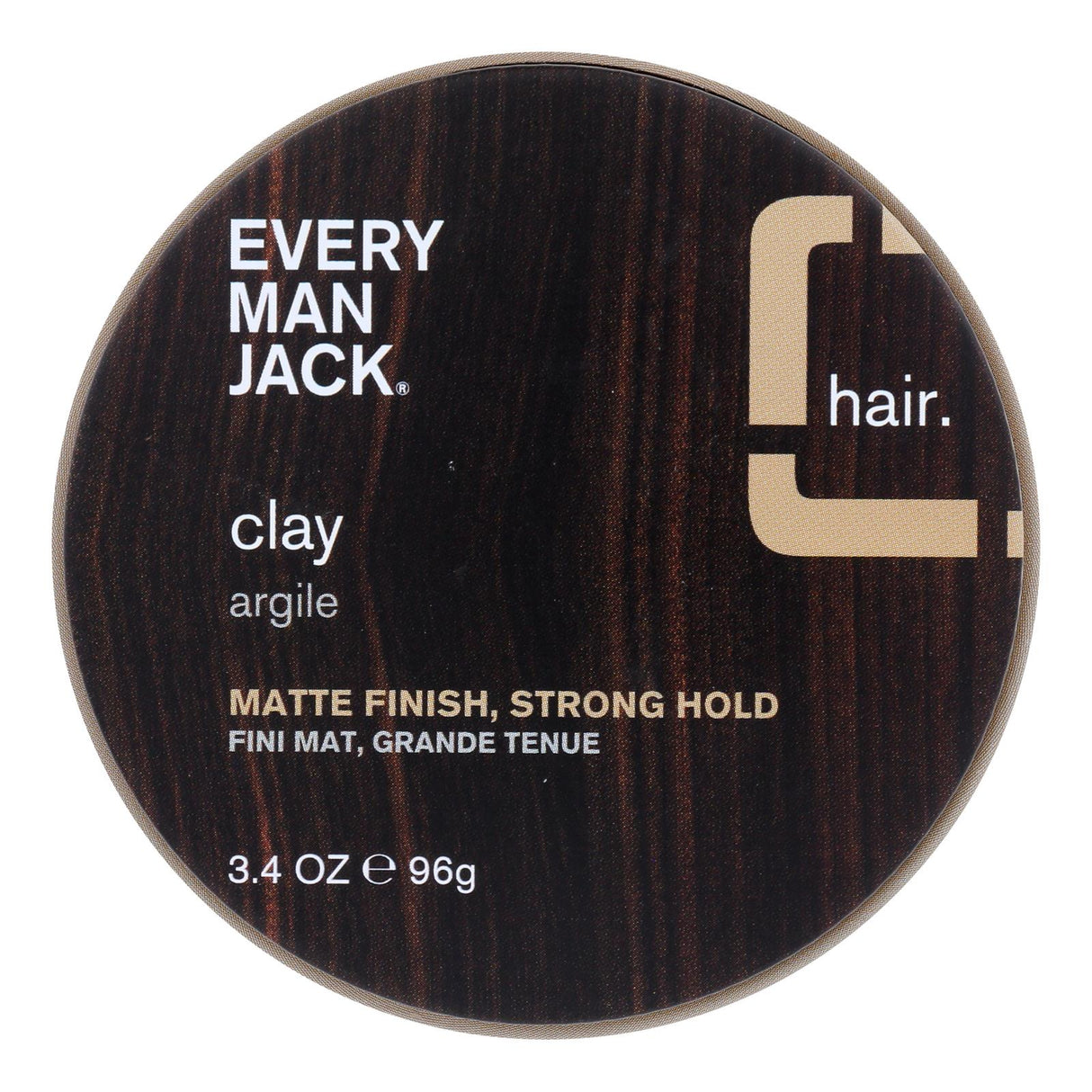 Every Man Jack Fragrance-Free Hair Clay (3.4 Oz) - Cozy Farm