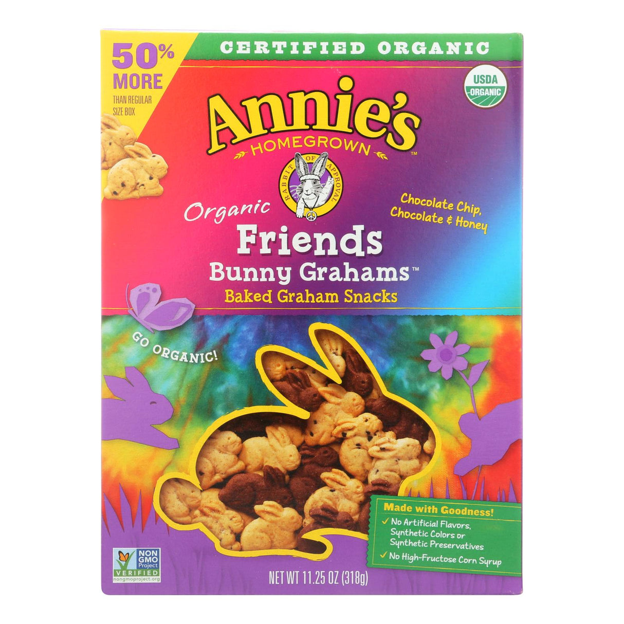 Annie's Homegrown Organic Bunny Grahams Friends Pack of 6 - Cozy Farm