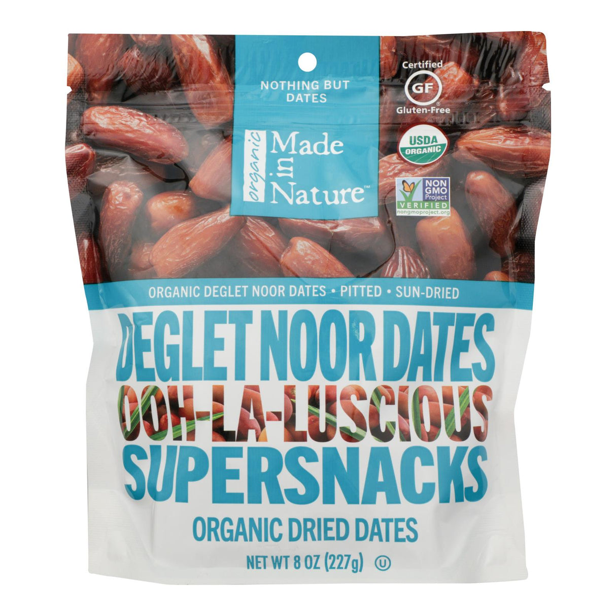 Organic No Sugar Added Noor Dates Value Pack (Pack of 6 - 8 Oz.) - Cozy Farm