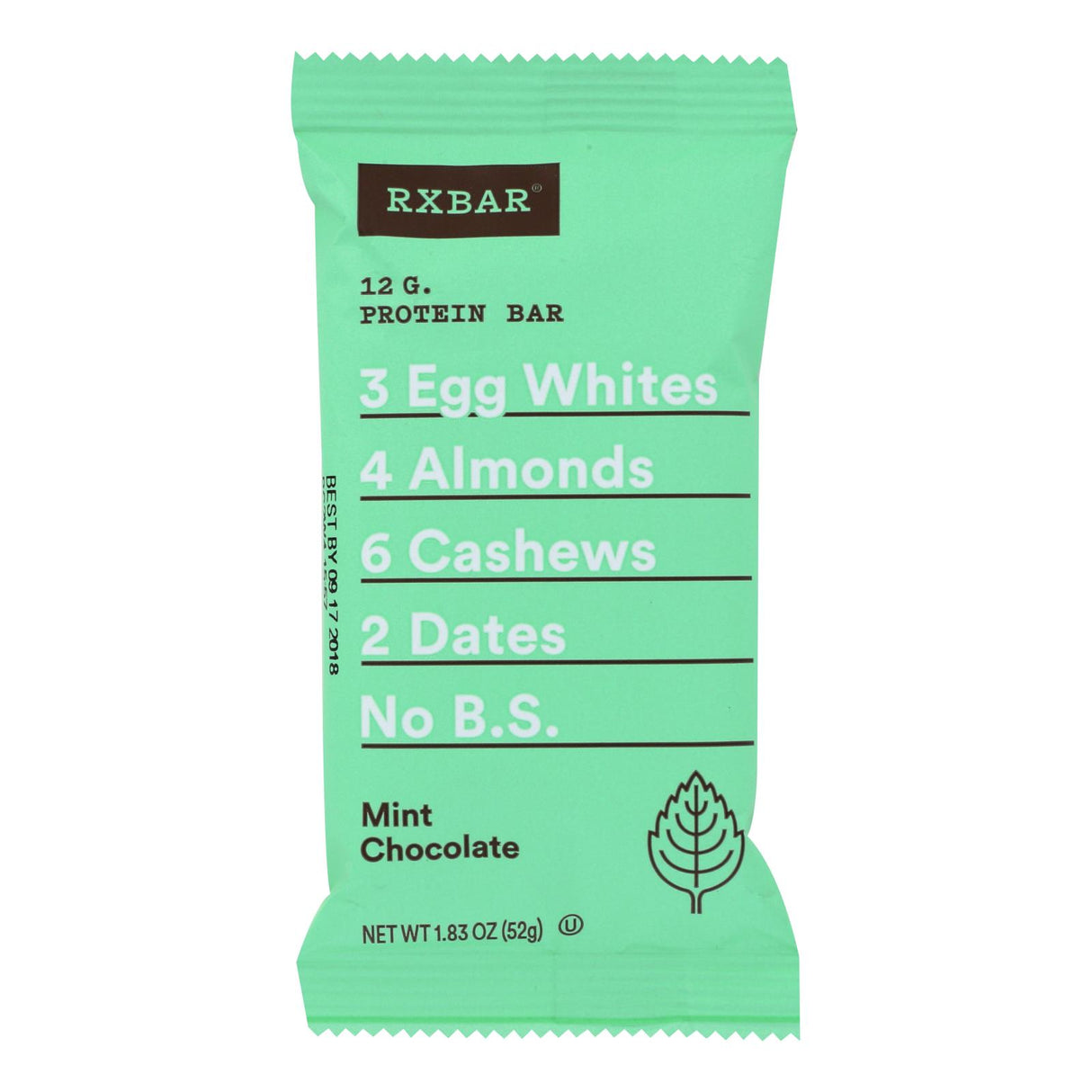 Rxbar - Protein Bar - Mint Chocolate - Case Of 12 - 1.83 Oz. - Cozy Farm