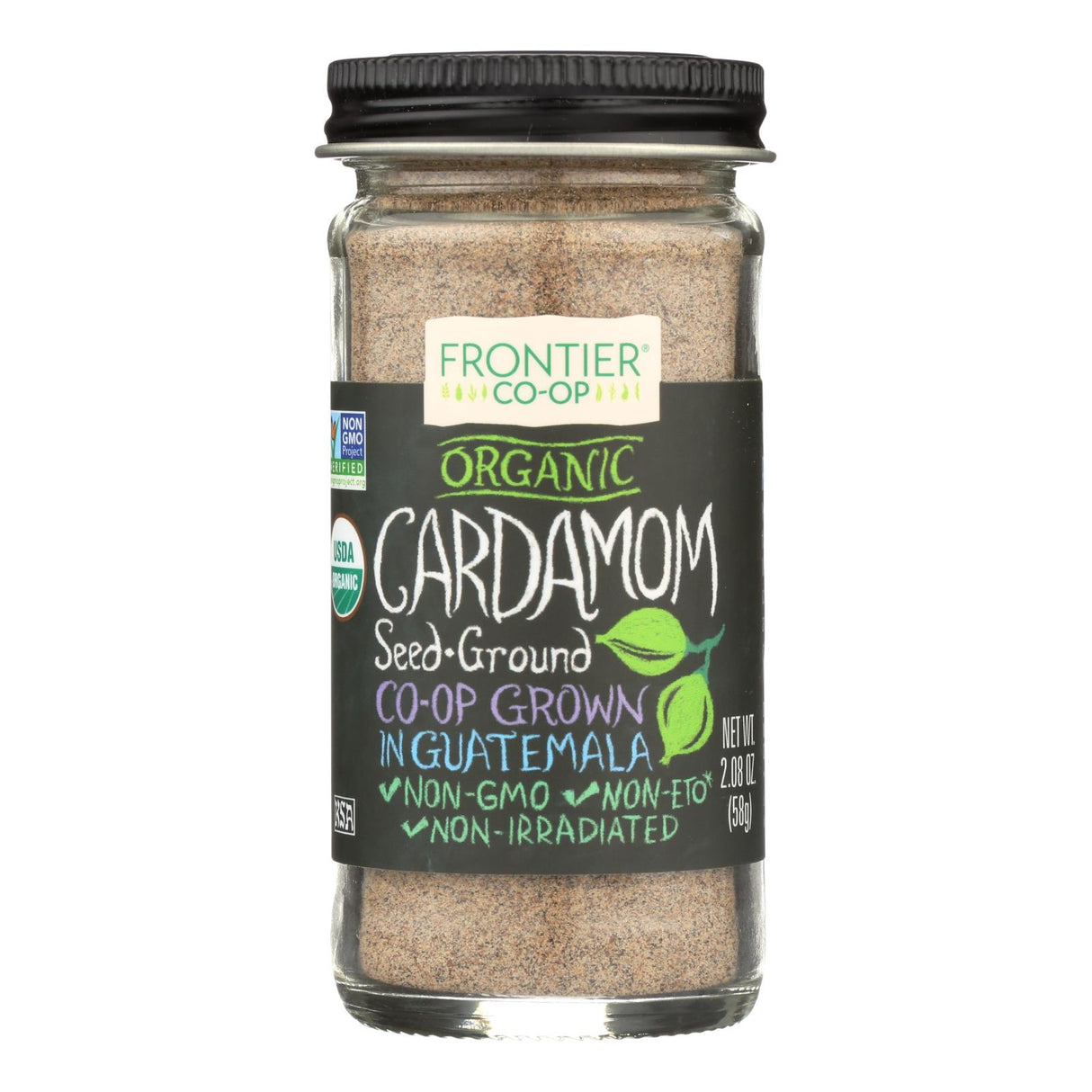 Frontier - Organic Decorticated Ground Cardamom Seeds by Frontier (2.08 Oz) - Cozy Farm