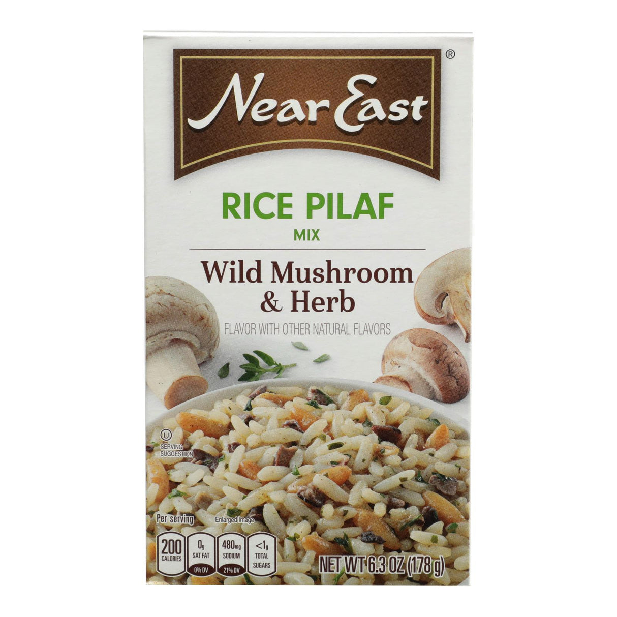 Near East Rice Pilaf Mix with Mushrooms & Herbs (12 - 6.3 Oz. Pkg) - Cozy Farm
