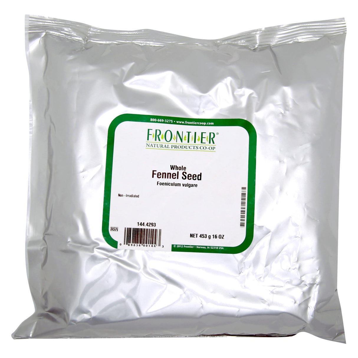 Frontier Fennel Seed Whole - 1 lb - Cozy Farm
