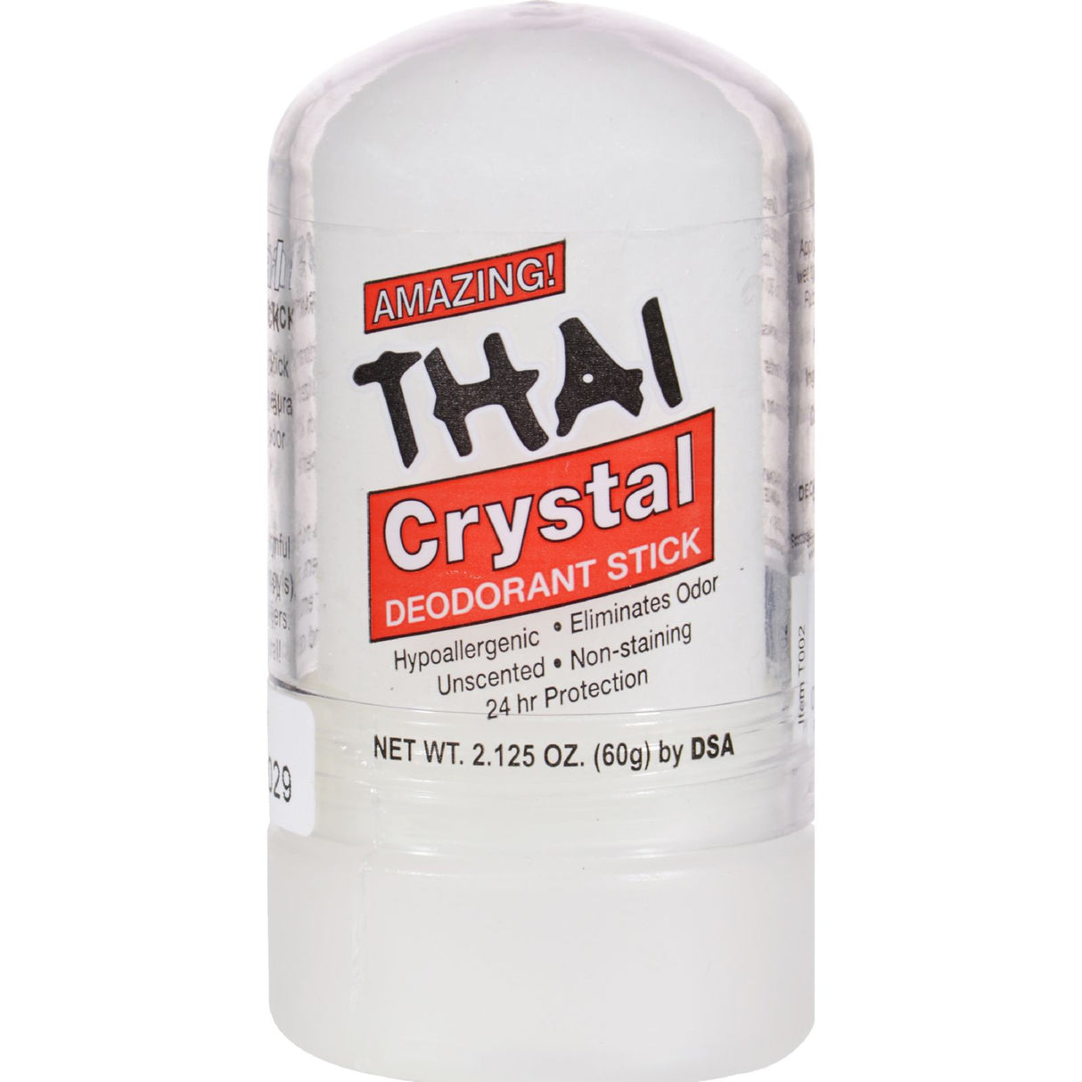 Thai Natural Crystal Deodorant Push-Up Stick (2.125 Oz.) - Cozy Farm