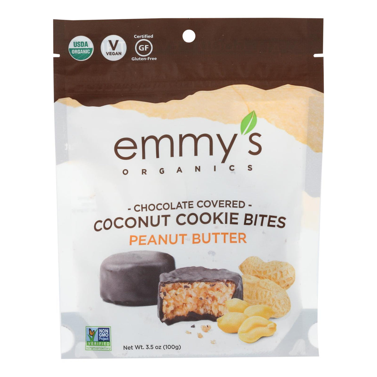 Emmy's Organics Peanut Butter Bites Covered in Chocolate (6 - 3.5 Oz. Packs) - Cozy Farm