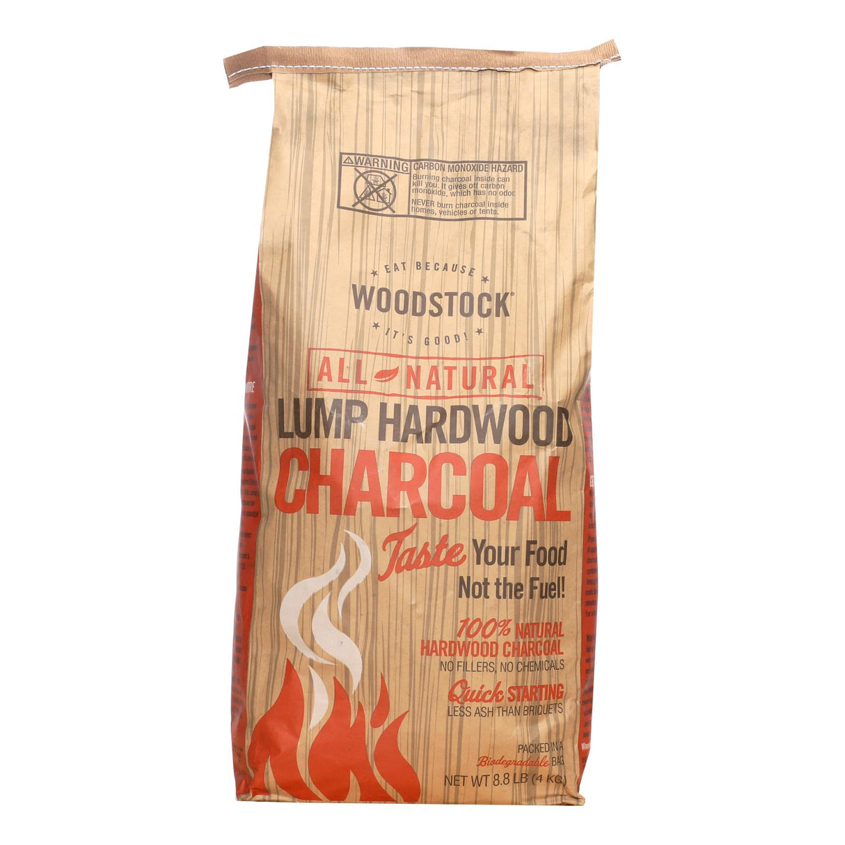 Woodstock Premium All-Natural Hardwood Lump Charcoal (8.8 Lbs.) - Cozy Farm