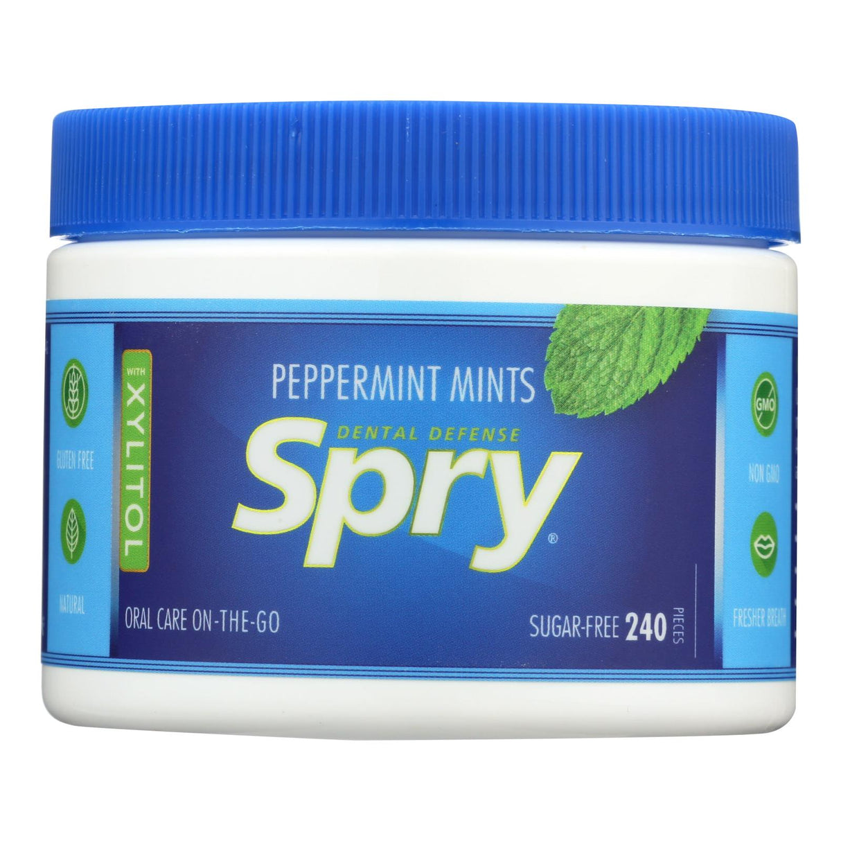 Spry Peppermint Xylitol Gems (240 Pieces) - Cozy Farm