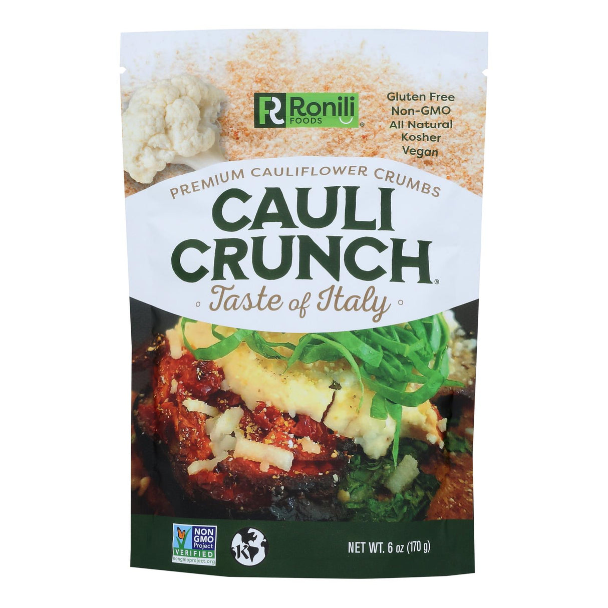 Cauli-Crunch California Flower Crumb Topping (Pack of 6 - 6 Oz.) - Cozy Farm