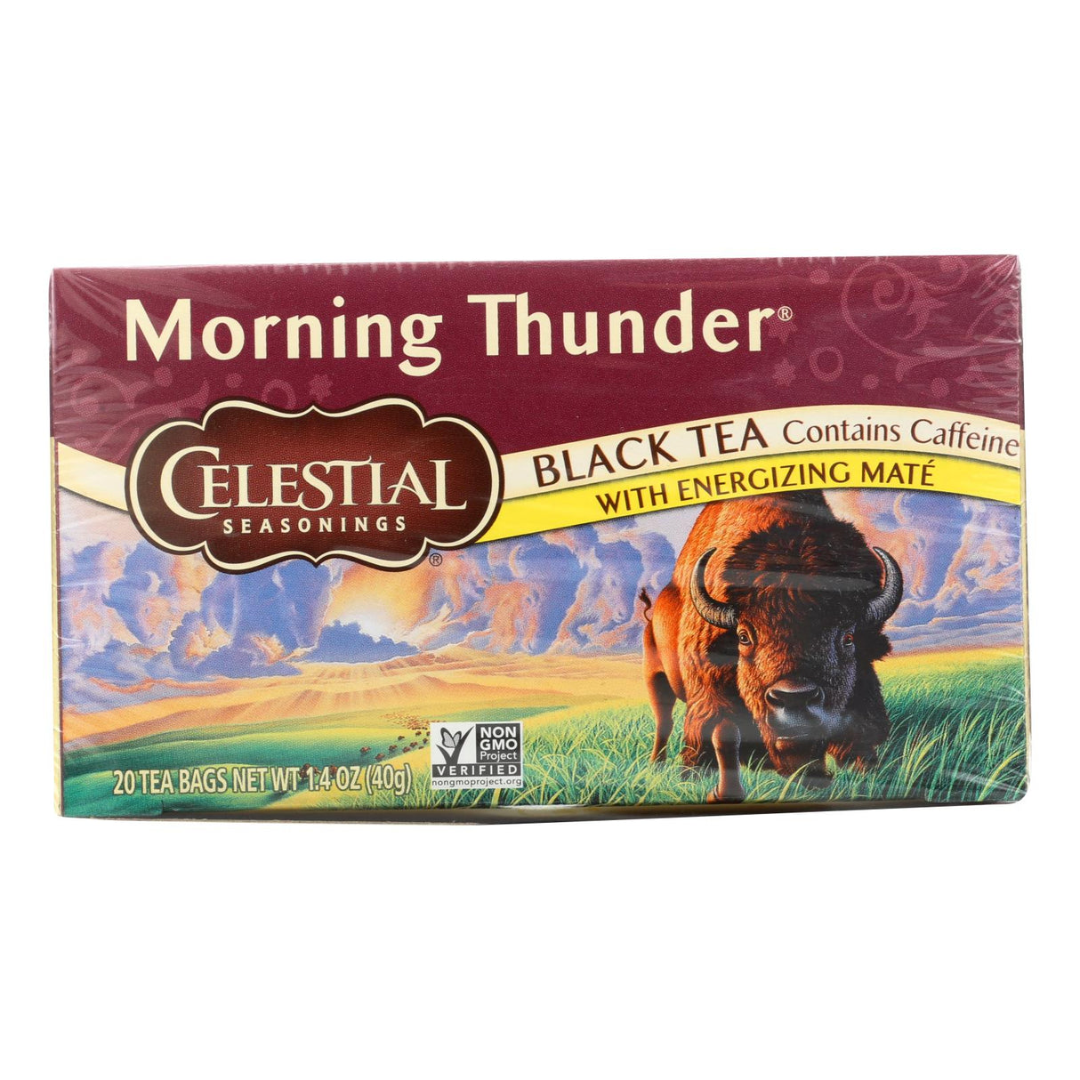 Celestial Seasonings Morning Thunder Black Tea Bags, 120 Count - Cozy Farm