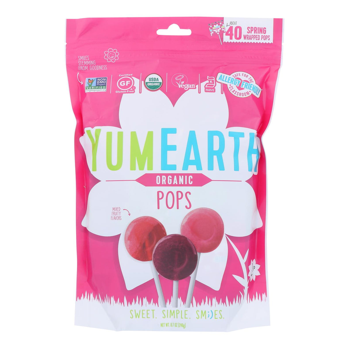 YumEarth Easter Fruit Pop All Natural Juice Lollipops 8.73 Oz (Pack of 18) - Cozy Farm