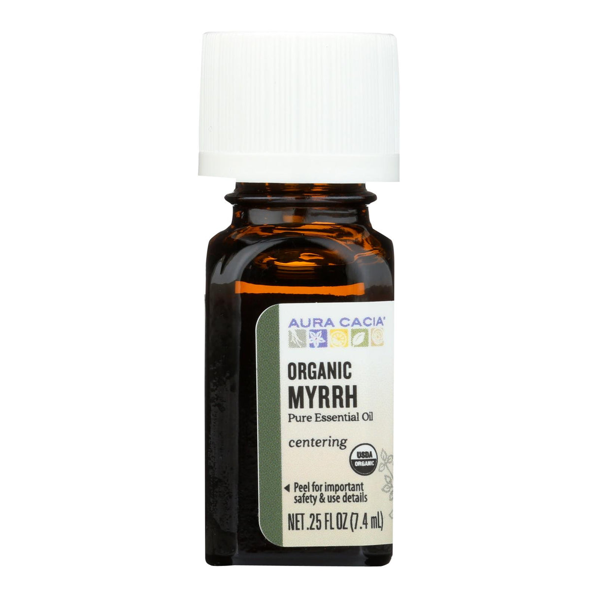 Aura Cacia Myrrh 100% Pure Essential Oil - 0.25 Fl Oz - Cozy Farm