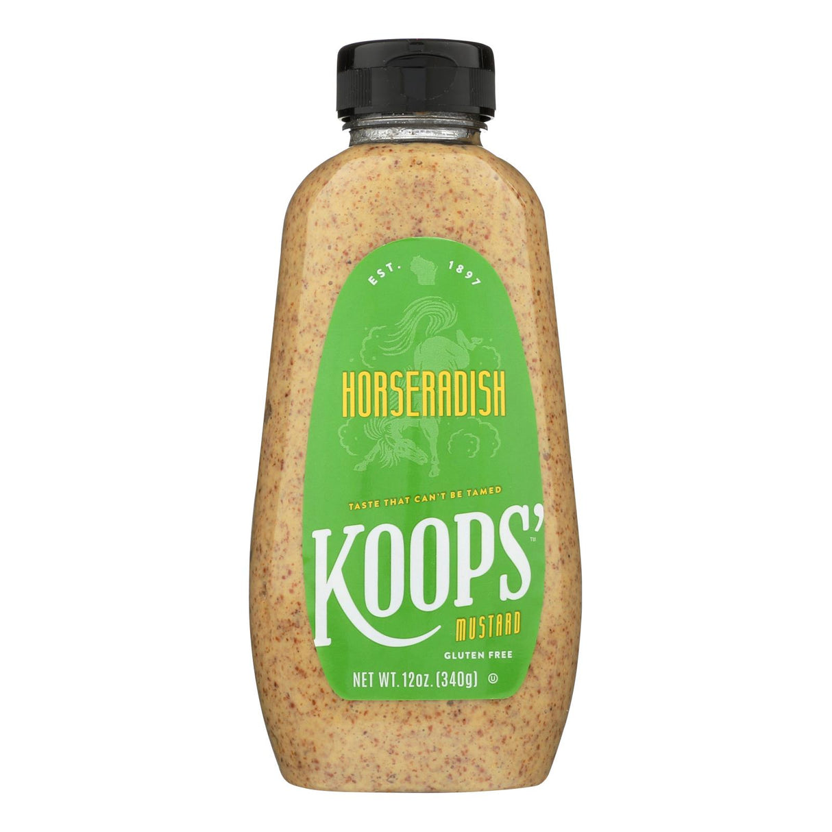 Koop's 12 Pack of 12 Oz. Mustard Horseradish - Cozy Farm