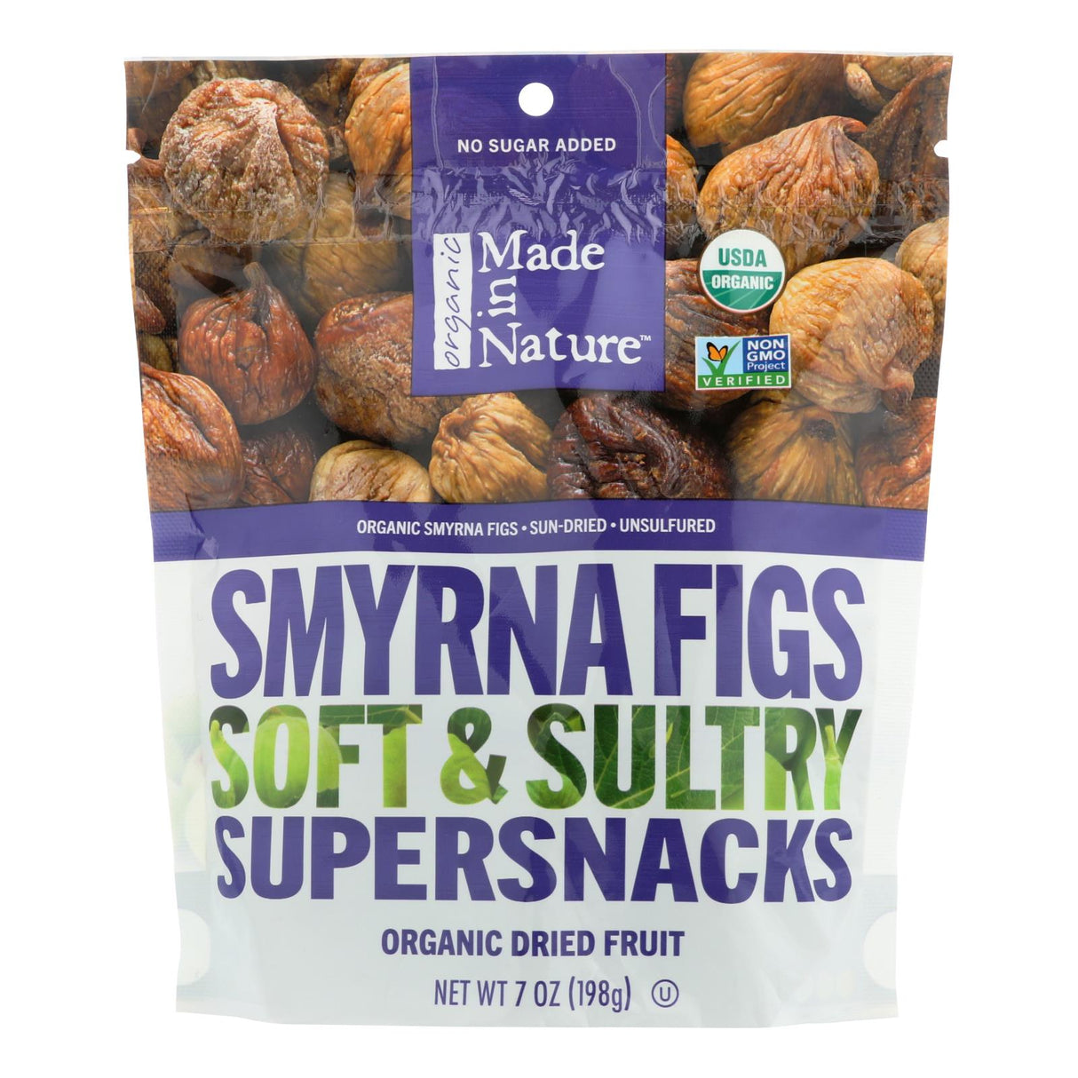 Made In Nature Dried California Smyrna Figs (Pack of 6 - 7 Oz.) - Cozy Farm