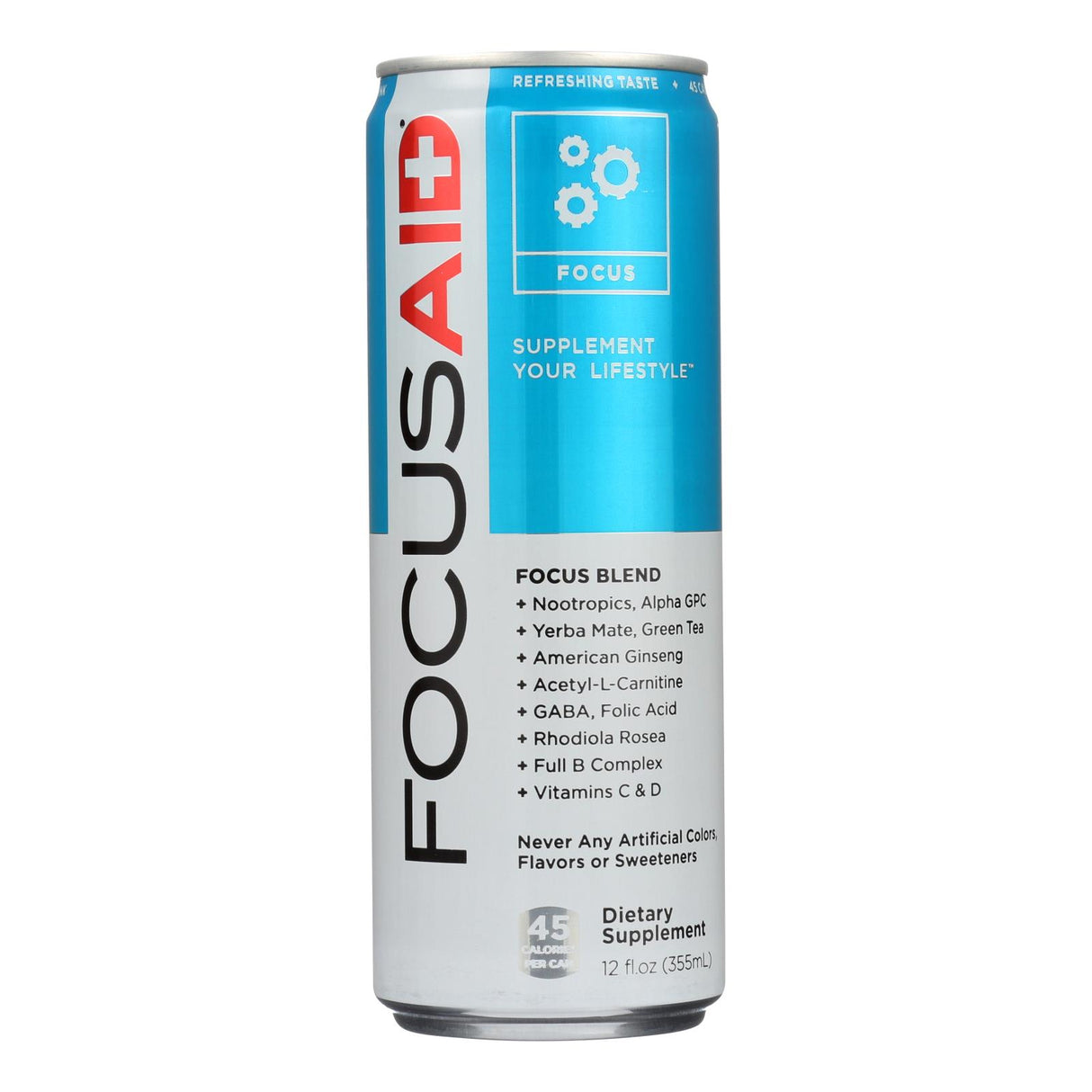 Lifeaid Focusaid Energy Drink (Pack of 12 - 12 fl oz) - Cozy Farm