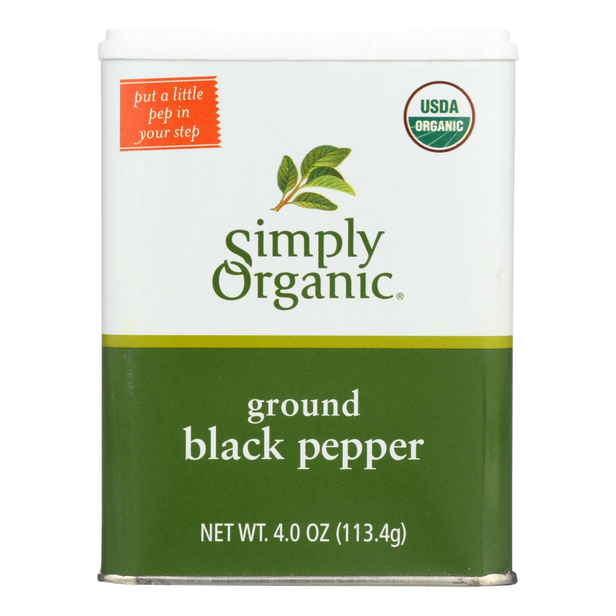 Simply Organic Ground Black Pepper, Pack of 6 - 4 Oz. - Cozy Farm