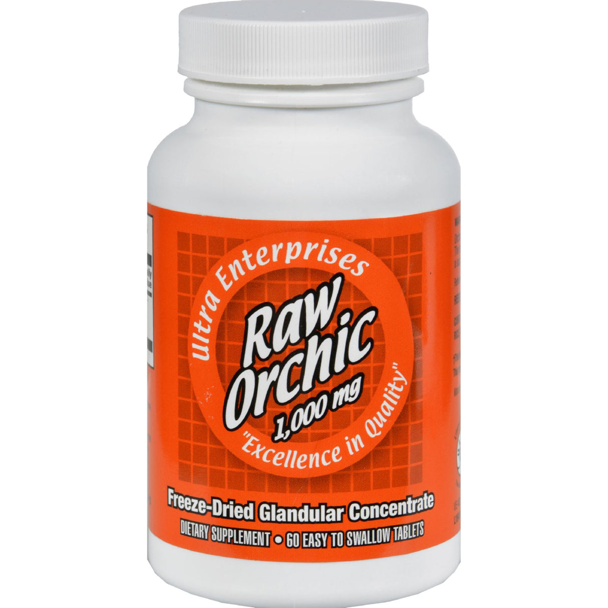 Raw Orchic Glandulars 1000 Mg — Potent Male Energy Support in 60 Tablets - Cozy Farm