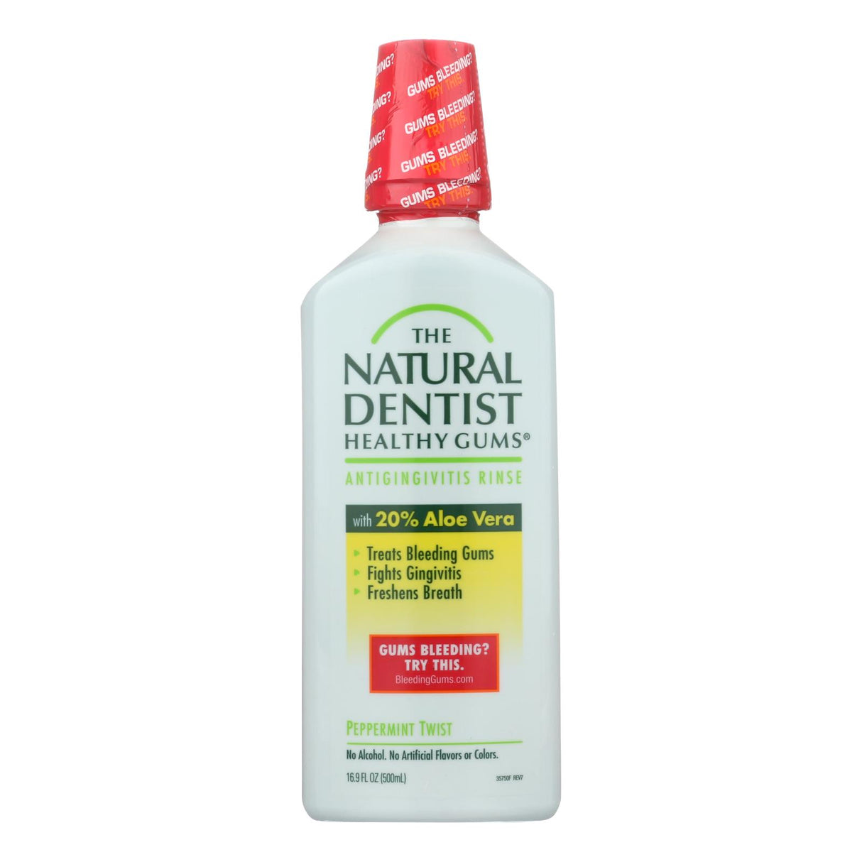 Natural Dentist Healthy Gums Peppermint Twist Antigingivitis Mouthwash - 16.9 fl oz - Cozy Farm