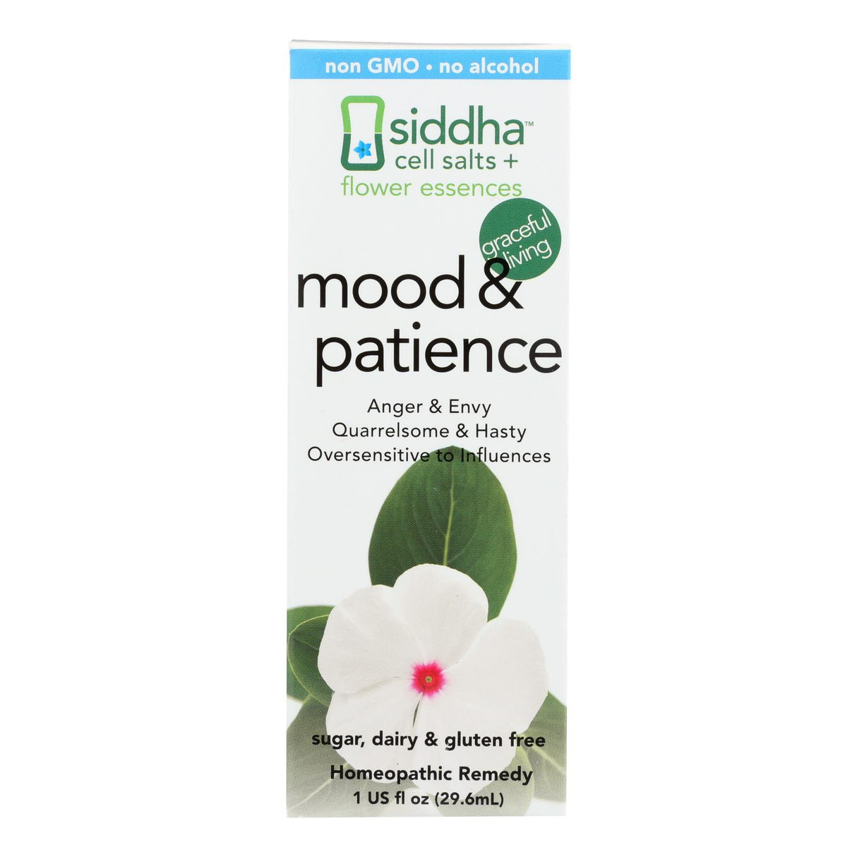 Siddha Cell Salts + Flower Essences: Enhanced Mood & Patience - 1 Fl. Oz. - Cozy Farm