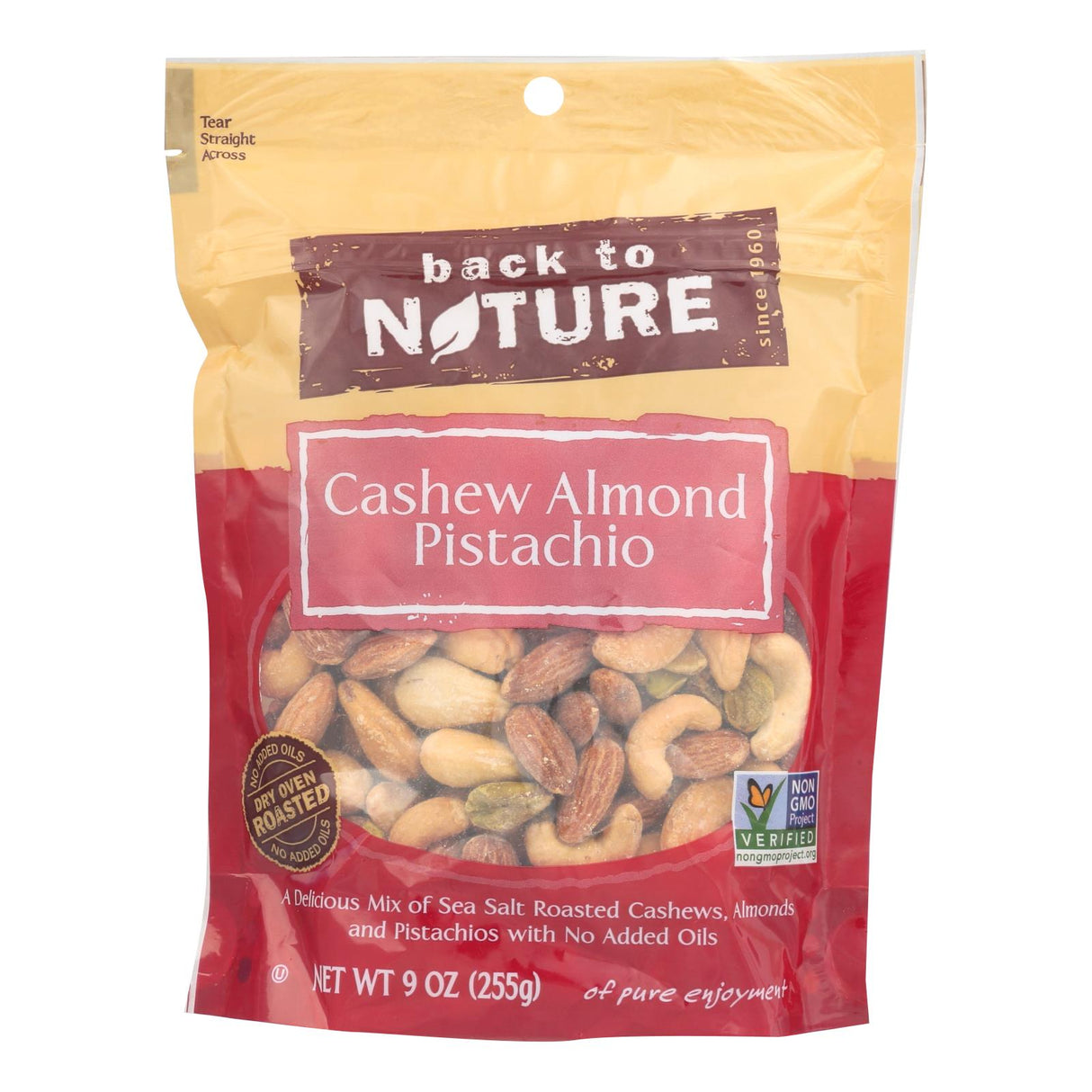 Back To Nature 9-Pack Cashew, Almond & Pistachio Mix (9 Oz. Each) - Cozy Farm