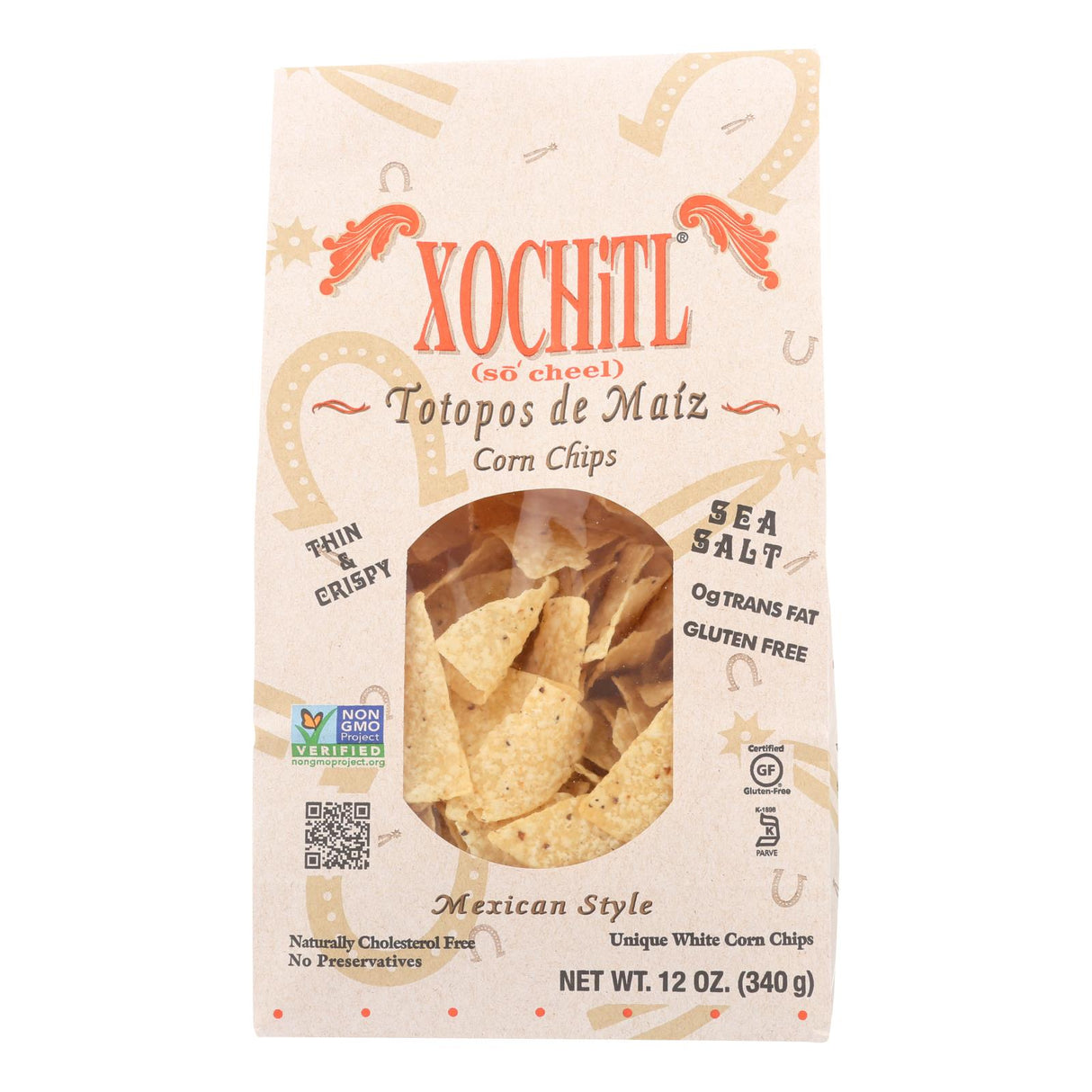Xochitl White Corn Chips, 12 Oz. (Pack of 10) - Cozy Farm